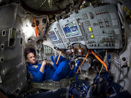 Experiencia: Scott Kelly vai ficar um ano na estação espacial  (Foto:Divulgação)