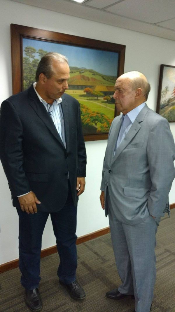 Encontro: Bruno Marini conversa com o vice-governador Dornelles