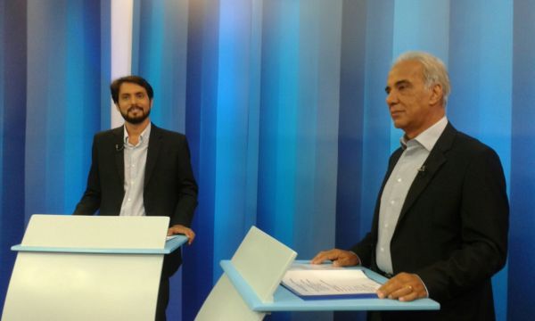Samuca e Baltazar participam de debate em TV (foto: Paulo Dimas)