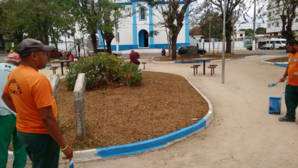 Em menos de dois meses: Esta é a segunda vez que a prefeitura investe na revitalização da Praça Getúlio Vargas (Foto: Divulgação)