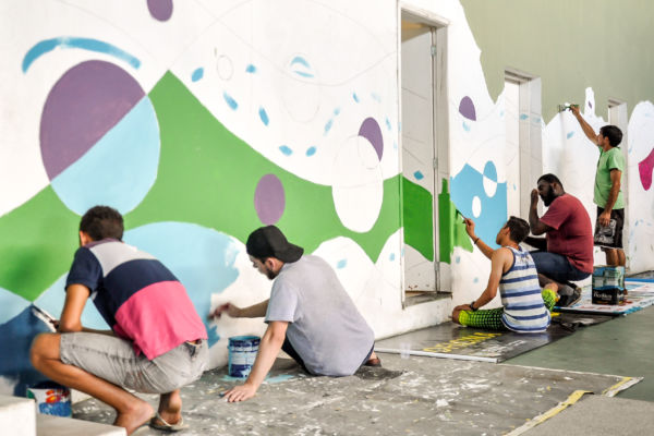 Cara nova: Mobilização aconteceu em conjunto com os alunos da unidade com o objetivo de revitalizar e renovar o ambiente (Foto: Divulgação)