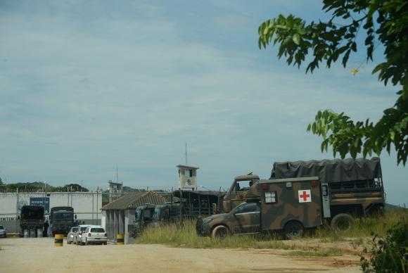 Tropas federais fizeram vistoria em presídio que teve rebelião
