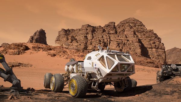 Carro: Veículo marciano está sendo desenvolvido pela Nasa (Foto: Divulgação) 
