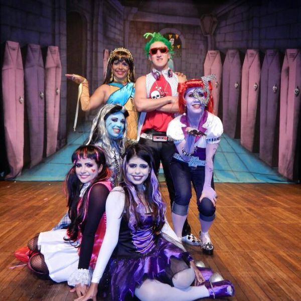 Peça Monster High será apresentada sábado no Teatro Salesiano, em Resende (Foto: Divulgação) 