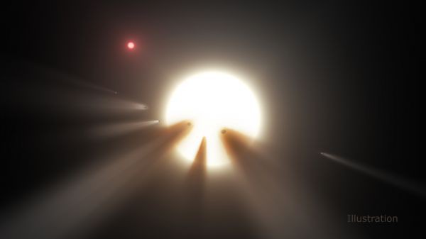 Eclipse: Bloqueio da luz seria causado por cometas (Foto: Divulgação)
