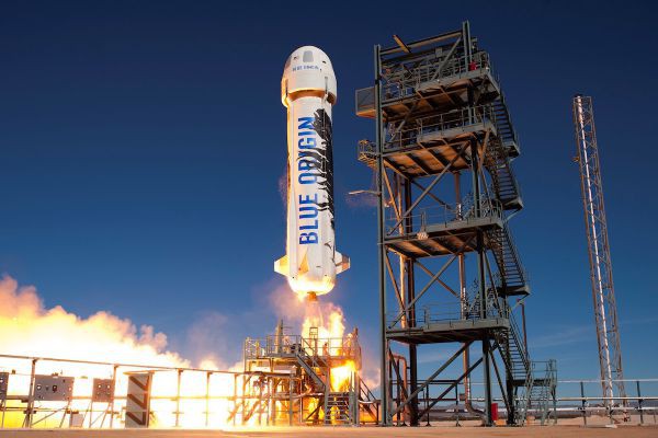 Sucesso: O Blue Origin pousou em sua base no Texas