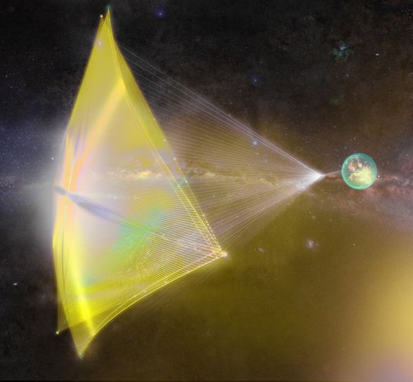 Pequena: Sonda estelar será impulsionada por laser