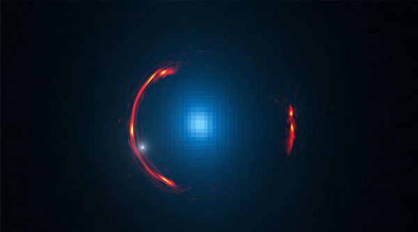 Oculta: O anel de Einstein revelou a galáxia fantasma (Foto 5: Divulgação)