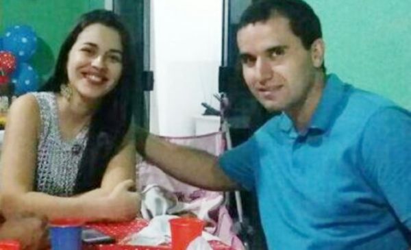Casal: Rhayanae e Jucilei teriam histórico de brigas (Foto: Reprodução Facebook)