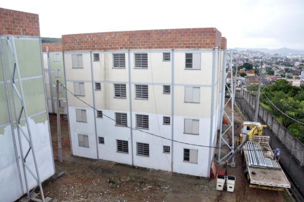 ‘Minha Casa, Minha Vida’: Residencial Jardim Cidade do Aço reúne 96 apartamentos e tem previsão de entrega em julho deste ano (Foto: Geraldo Gonçalves/ASCOM PMVR)