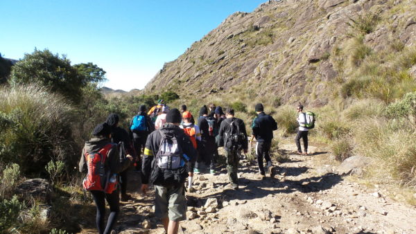 Alunos do UniFoa vão até o Parque Nacional do Itatiaia (foto: Assessoria de Imprensa)