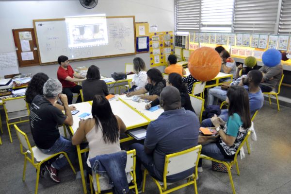 Professores da rede municipal participam de curso de capacitação (foto: Paulo Dimas)