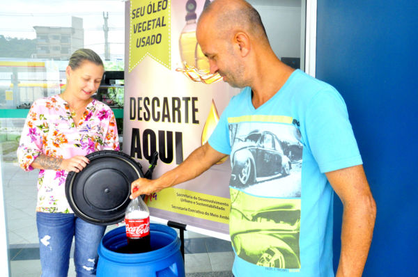 Certificado: Em 2017 a cidade deixou de lançar 30 toneladas de óleo vegetal de forma incorreta - Divulgação