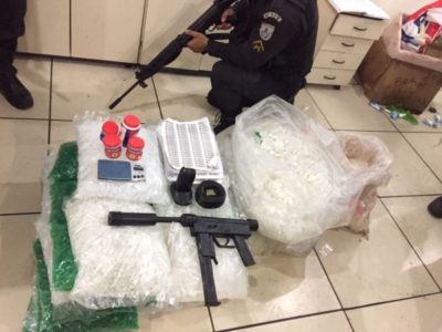 Submetralhadora estava em poder do tráfico no Belém