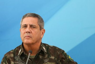 General Braga Netto, fala sobre decreto de intervenção no Estado do Rio de Janeiro (crédito Agência Brasil)
