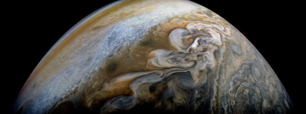 Fantástico: As nuvens e redemoinhos de Júpiter 