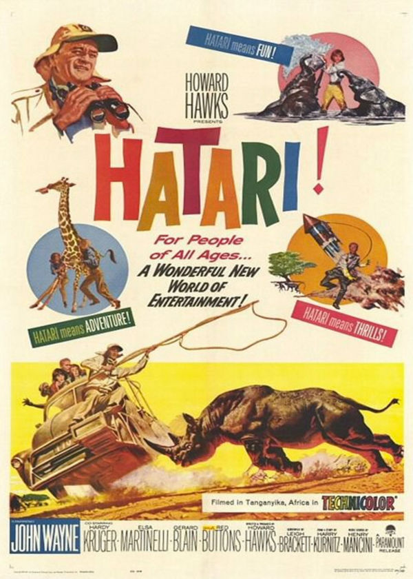 Hatari: A África divertida do John Wayne